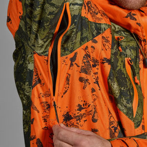 Vestes personnalisées à capuche en toile unisexe, imprimées, imperméables, coupe-vent, respirantes, en softshell, pour la chasse, l'hiver et le style urbain - Product Image 2