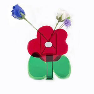 Jarrón acrílico para dormitorio, sala de estar, flores bonitas, jarrón decorativo transparente, adornos, jarrón acrílico, centros de mesa - Product Image 1