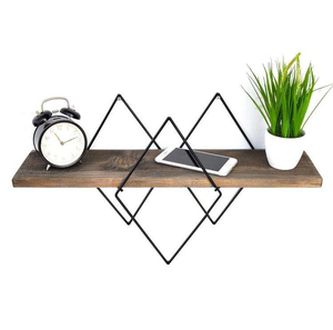 Étagères murales flottantes élégantes en forme de cœur, étagère de rangement murale pour la maison, les hôtels, le salon, la cuisine, décoration, fabriqué en Inde - Product Image 1