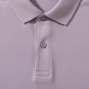 Prix de gros - Polo en coton uni avec logo personnalisé, fabriqué au Pakistan, pour hommes, deux boutons, col polo. - Product Image 2