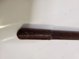 Bâton de marche nautique en laiton de 12 pouces, magnifique canne en bois au design steampunk, robuste et durable - Product Image 2