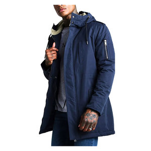 Fashion OEM Custom <b>Men</b> Parka <b>Jackets</b> Wholesale Blank <b>Utility</b> Hooded Parkas Cotton Padded <b>Jacket</b> - Product Image 1