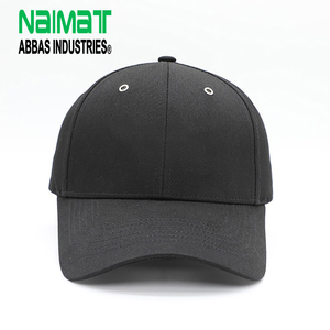 Premium <b>Black</b> Cotton Baseball Cap Featuring Breathable Eyelets Adjustable Strap Back Sporty Summer Sun Hat for Daily Wear - Product Image 1
