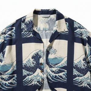 เสื้อยืดคอกลมพิมพ์ลายกรดสไตล์วินเทจสำหรับผู้ชายโอเวอร์ไซส์ผ้าคอตตอน100% ฤดูร้อน - Product Image 6