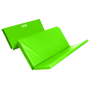 Colchoneta de gimnasia plegable doble Stag Iconic Sure Shot de 6 pies x 2 pies x 25 mm |   Colchoneta de Espuma de Alta Densidad para Ejercicio, Yoga y Fitness |   Multicolor - Product Image 3