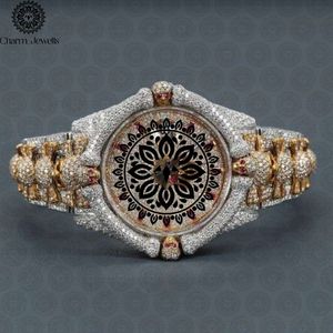 Charm_Jewells Luxury Women's Stainless Steel <b>Watch</b> Irregular Case Analog Quartz Movement Sapphire Crystal Dial 38mm - Product Image 1