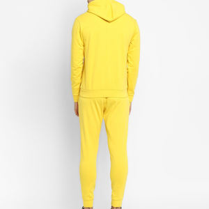 ชุดกีฬาผู้ชายแบบสวมใส่สบาย พิมพ์ลายตามสั่ง ผลิตจากโพลีเอสเตอร์/คอตตอน มีฮู้ด ระบายอากาศได้ดี เหมาะสำหรับฤดูหนาว รับผลิตแบบ OEM ขายส่ง - Product Image 2