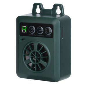 Dispositivo Antiabbaio a Ultrasuoni con Raggio di Rilevamento di 15 Metri, Dissuasore Sonico per Abbaio con 4 Livelli di Frequenza e 4 Livelli di Sensibilità, Controllo dell'Abbaio - Product Image 1