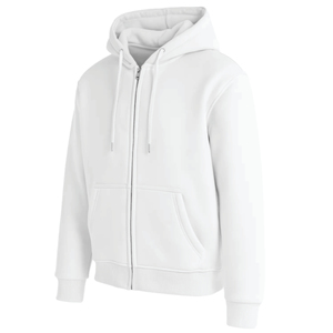 Vente en gros de sweats à capuche zippés personnalisés de qualité supérieure en 100 % coton pour hommes, imprimés, en molleton French Terry avec fermeture éclair longue - Product Image 4
