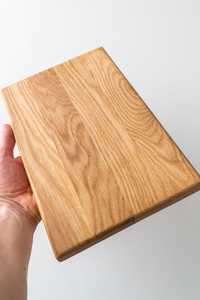 เขียงไม้โอ๊คเนื้อแข็งพร้อมเขียงไม้โอ๊คขอบกลม - Product Image 1
