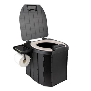 Inodoro Portátil de PU con Tapa para Adultos, Inodoro para Coche, Camping, Bebés y Niños - Product Image 1