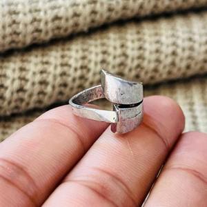 Boho Geometric Brass <b>Ring</b> Silver Plated Tribal <b>Statement</b> Wholesale <b>Ring</b> For Men's - Product Image 2