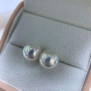 Perlas de Agua Dulce Naturales de Zhuji de Alta Calidad, 10-13 mm, Redondas, Tipo Edison, con Fuerte Brillo, Pendientes Delicados y Transparentes - Product Image 4