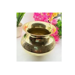 Pooja Lota de Latón, Peetal Kalash Lota Pital para el Festival Pooja Puja, Artículo Decorativo para el Hogar - Product Image 3