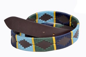 Ceinture Polo en Cuir Véritable Personnalisée pour Hommes, Broderie Main, Style Gaucho, Vente en Gros, Fournisseur en Vrac, Sacs et Étuis LPB-0122 - Product Image 2