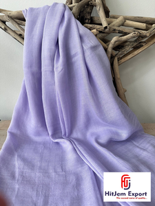 Breathable <b>Scarf</b> Woven Textile Factory Cotton Viscose Polyester Blend Lightweight Solid Color Fabric Wholesale B2B - Product Image 4