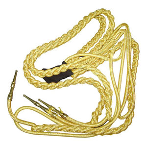 Coated Reflective Drawcord Lanyard Shoulder Cords 100% Cotton 8 Strand <b>Braided</b> Uniform <b>Accessories</b> Direct Export Manufacturers - Product Image 5
