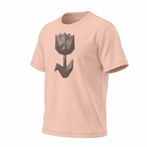 Camiseta de Hombre con Estampado Personalizado, Sostenible y de Moda, Algodón/Poliéster, Antiencogimiento, Secado Rápido, Transpirable, Manga Corta, Corte Regular - Product Image 2