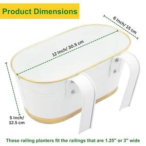 Pots et jardinières de jardin, pots à fleurs, jardinières, grandes jardinières d'extérieur pour semis, jardinières de jardin, jardinières d'extérieur, sel - Product Image 2