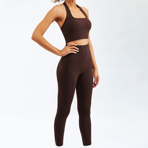Conjuntos Deportivos Personalizados para Mujer, Ropa Deportiva de Alta Calidad, Leggings y Sujetador Deportivo, Ropa de Yoga Activa de Manga Larga - Product Image 1