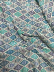 Tissu chenille brodé - Léger et anti-boulochage pour sacs et artisanat - Product Image 3