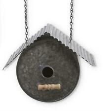 Nichoir pour oiseaux, best-seller, en métal résistant à la rouille, avec finition thermolaquée, abri suspendu pour l'extérieur, adapté aux petits oiseaux. - Product Image 4