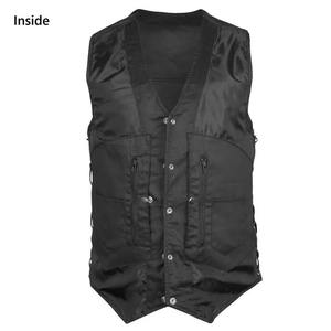 Chaleco de Seguridad para Motociclistas, Talla Grande, de Cuero Genuino, Transpirable, Impermeable y Resistente al Viento, Modelo 2026, Personalizable - Product Image 4