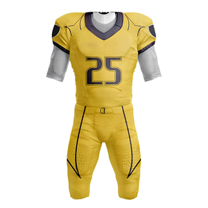 Jersey de Fútbol Americano Personalizado con Paneles Laterales de Spandex, Ajuste Ceñido, Uniforme de Fútbol Americano Personalizado, Diseño Libre - Product Image 1