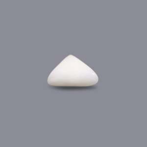 Natural Red Coral Loose Gemstone 5.2 Carat Trillion 7mm Certified Wholesale - Product Image 3