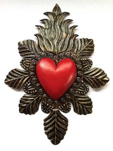 Handmade Metal <b>Hanging</b> Heart Christmas Ornaments Decorative Tree <b>Hanging</b> Holiday Festive Home <b>Decor</b> Party Gift Idea - Product Image 3