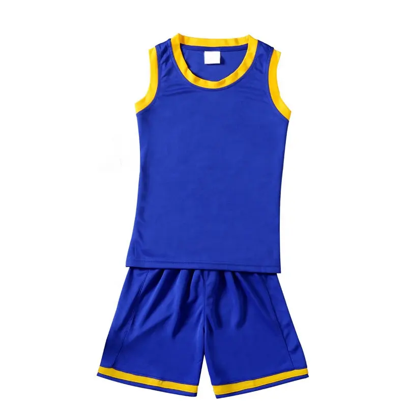 Custom Sublimated Basketball Reversible Jersey Training Clothes Basketball Suit For Unisex Basketball Uniforms For kids'