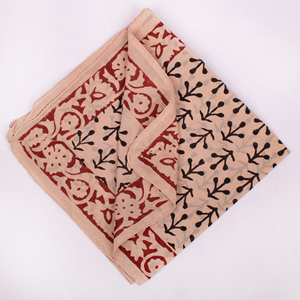 Bandana ethnique multifonctionnel en toile de coton indien respirant et écologique, imprimé à la main, motif floral, collection été Designer Craftjaipur - Product Image 3