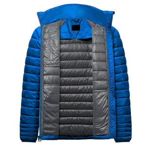 Custom <b>Men</b> <b>Long</b> Puffer <b>Jacket</b> with Insulated Core Durable Shell Front Logo OEM/ODM Outerwear Manufacturing - Product Image 6