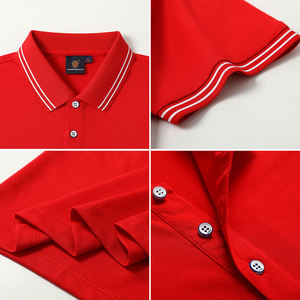 Polos à manches courtes pour hommes de haute qualité 200 g/m², polos de golf personnalisés avec logo brodé pour hommes - Product Image 6