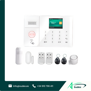 ซูเด็กซ์ 108 ระบบเตือนภัยการรักษาความปลอดภัยบ้านจากภัยขโมย 433MHz WiFi GSM ไร้สายทูย่า สมาร์ทแอพเซ็นเซอร์ไซเรนชุดป้องกันใช้งานได้อย่างปลอดภัย - Product Image 1