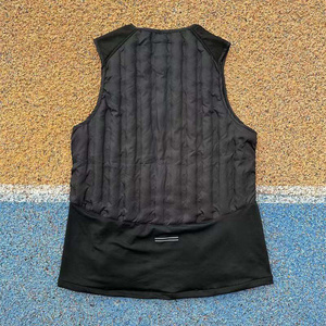 Chaleco Térmico para Hombre, Mezcla de Lana, Impermeable, Cortavientos, Transpirable, de Secado Rápido, con Cuello Alto y Cierre de Cremallera, Sin Mangas, para Senderismo - Product Image 5