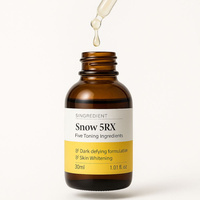 Sérum Éclaircissant à la Niacinamide 30ml – Liquide Illuminateur et Hydratant pour le Visage – Ampoule Éclatante – Marque Privée OEM Soins de la Peau