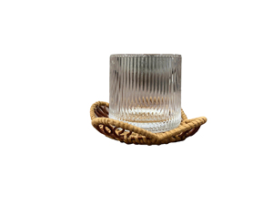 Posavasos de Ratán Ecológico Hecho a Mano, Bandeja Redonda Multifuncional para Mesa de Cocina y Sala de Estar, Diseño Minimalista, Reutilizable y Fácil de Limpiar - Product Image 4