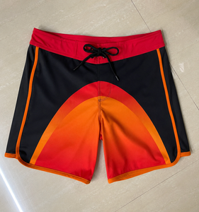 Custom Red Black Orange Men’s <b>Surf</b> Board Shorts Quick Dry Swim Trunks Sublimation Printed Beach Water Sports Shorts OEM ODM - Product Image 6