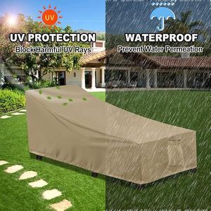 Copertura Impermeabile per Mobili da Esterno, Sdraio con Design a Righe per Uso Esterno - Product Image 2