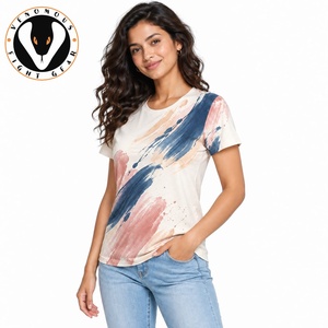 Camiseta para mujer con material suave al tacto, movimiento flexible y ajuste cómodo para uso diario, informal y de moda urbana. - Product Image 5