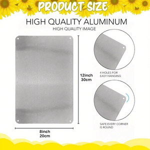 CIFbuy Segnale Stradale in Metallo Composito 'Proibito Parcheggiare' in Spagnolo, Indicatore di Parcheggio Durevole con TikTok per Servizio di Ritiro Temu - Product Image 4