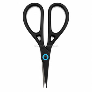 Heavy Duty Black Ring Lock <b>Sewing</b> <b>Scissors</b> with Sharp Precision Blades - Product Image 3