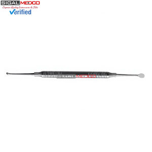 Premium Quality Bone Curette 2/4 Periosteal Elevator Manual Ergonomic Hollow Handle Dental Surgical Instrument German Stainless - Product Image 4