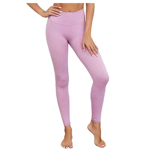 Conjunto de Yoga para Mujer al Por Mayor, Más Vendido, Spandex/Nylon, 2 Piezas, Transpirable, Cintura Elástica, Cintura Alta, Diseño Sostenible de Última Moda - Product Image 3