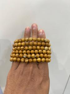 Pierre de guérison naturelle image Jasper 8mm perle Bracelet mise à la terre énergie Feng Shui Boho fait à la main cristal unisexe pierre bijoux - Product Image 4