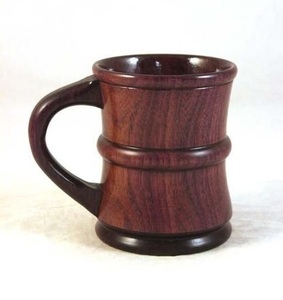 Taza de Madera Hecha a Mano, Taza de Café de Madera Maciza Natural, Estilo Rústico, Ecológica, para el Hogar, Restaurante, Cafetería - Product Image 3