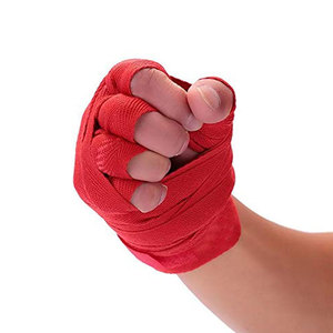 Bandages de compression de qualité supérieure pour la boxe, l'entraînement et les accessoires de gym, bandages élastiques en coton pour MMA et Muay Thai - Product Image 1