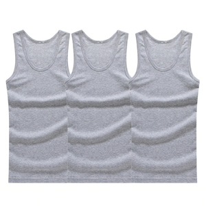 Débardeur pour homme 100% coton, séchage rapide, coupe ajustée avec décoration boutonnée - Product Image 6