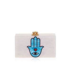 Pochette de soirée élégante et écologique en résine pour femmes, accessoires de mode en cristal RR ENTERPRISES RR202514786 - Product Image 3